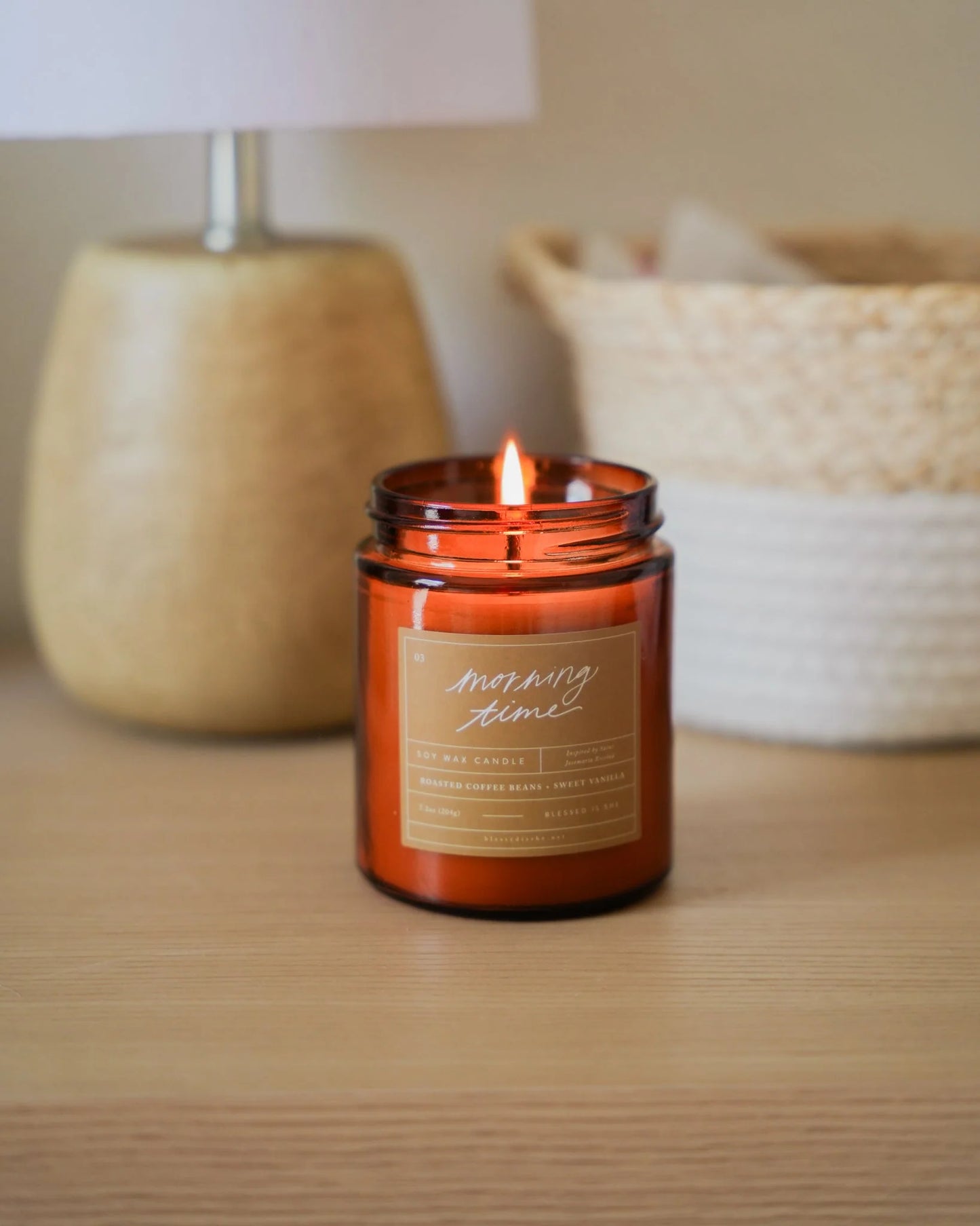 Blessed is She Morning Time Soy Candle