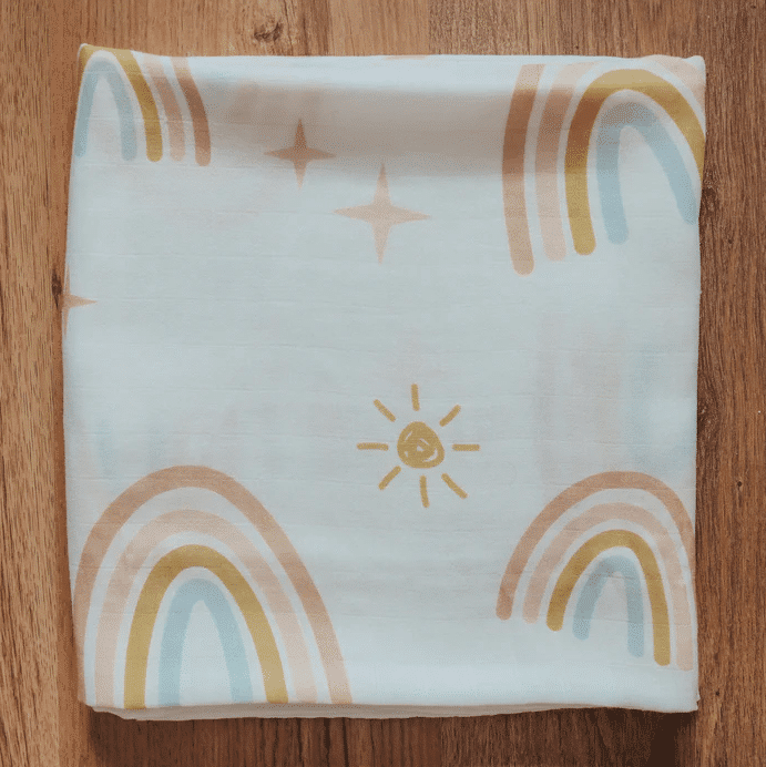 Blanket - Swaddle Rainbo Cotton Bamboo