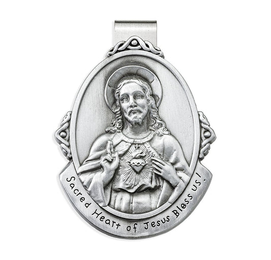 Sacred Heart of Jesus Auto Visor