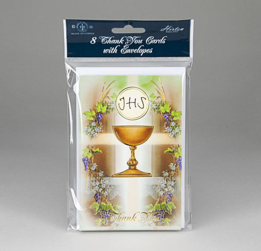 Greeting Card - First Communion Thank you Cards Package of 8