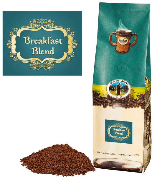 Mystic Monk Coffee - Breakfast Blend  Coffee Whole Bean