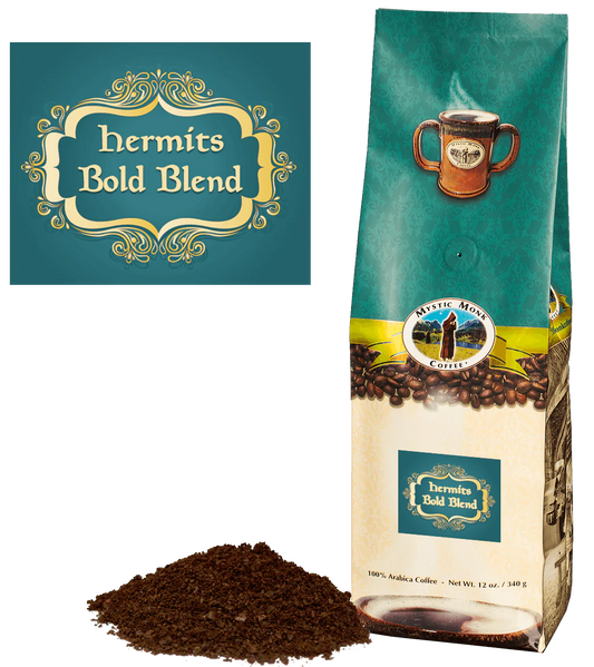 Mystic Monk Hermits Coffee - Bold Blend Whole Bean