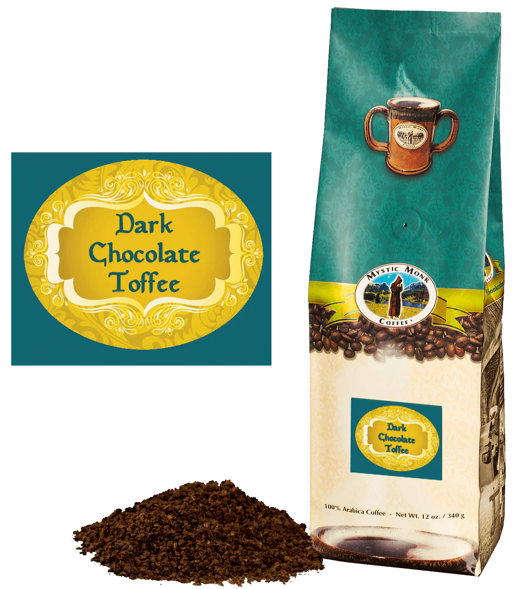 Coffee - Mystic Monk Dark Chocolate Toffee