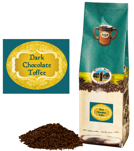 Coffee - Mystic Monk Dark Chocolate Toffee