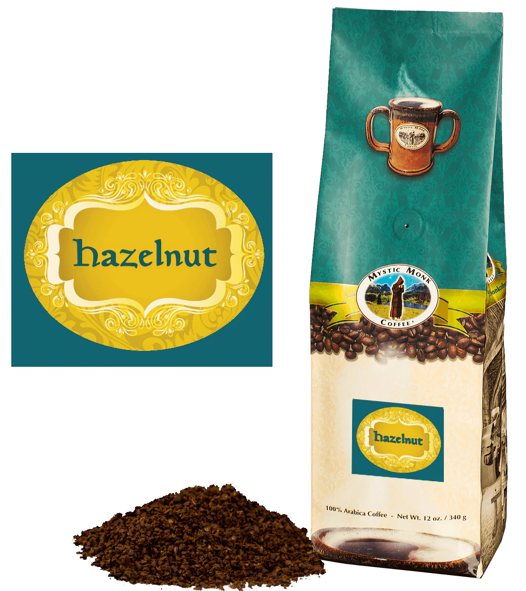 Coffee - Mystic Monk Hazelnut Whole Bean