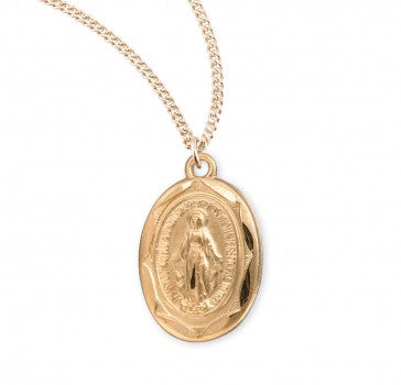 Miraculous Medal Scalloped Edge
