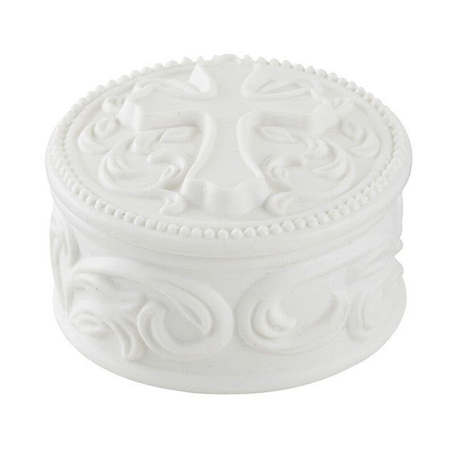 Keepsake Box Round Porcelain