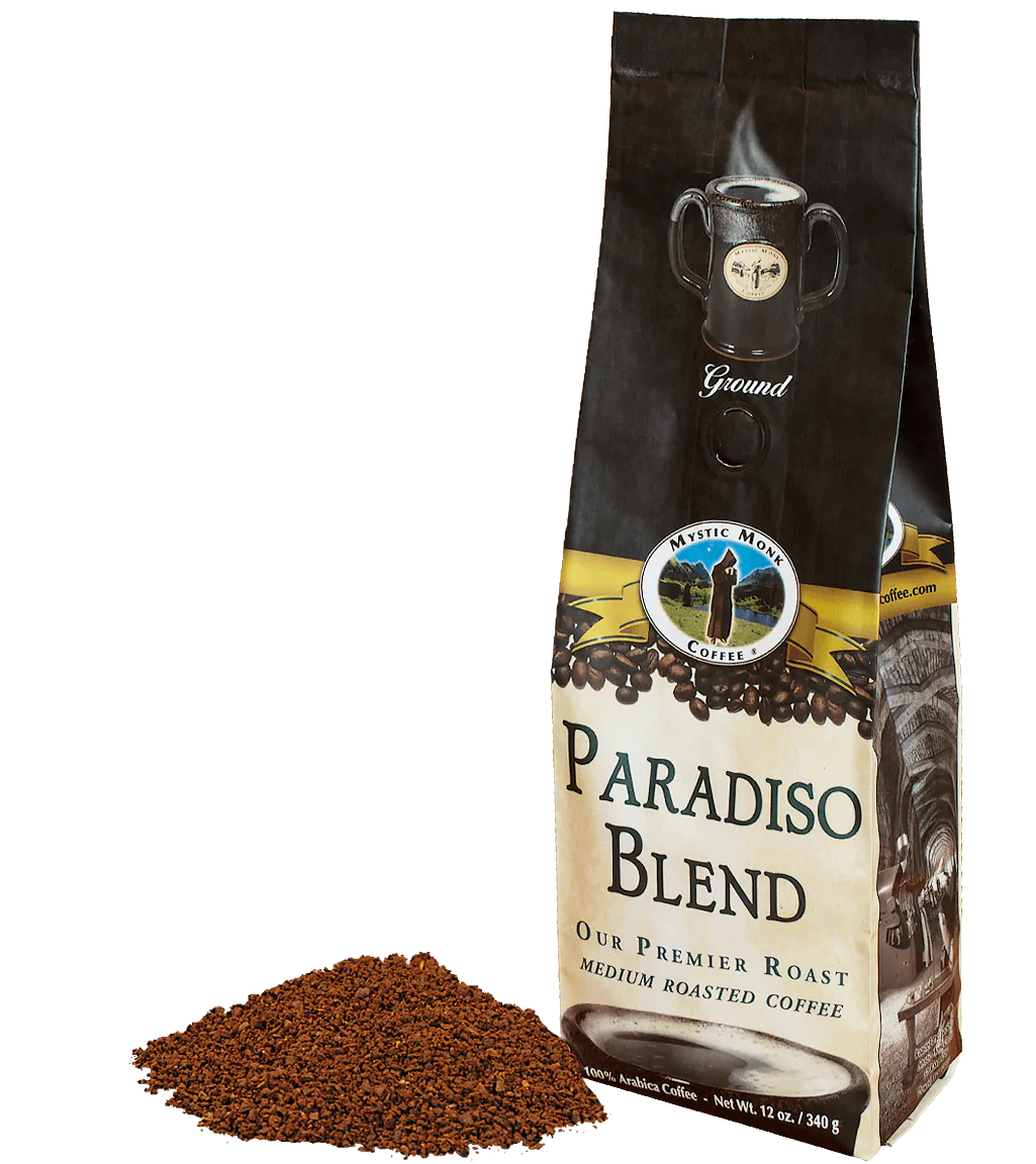 Mystic Monk Coffee - Paradiso Blend Whole Bean