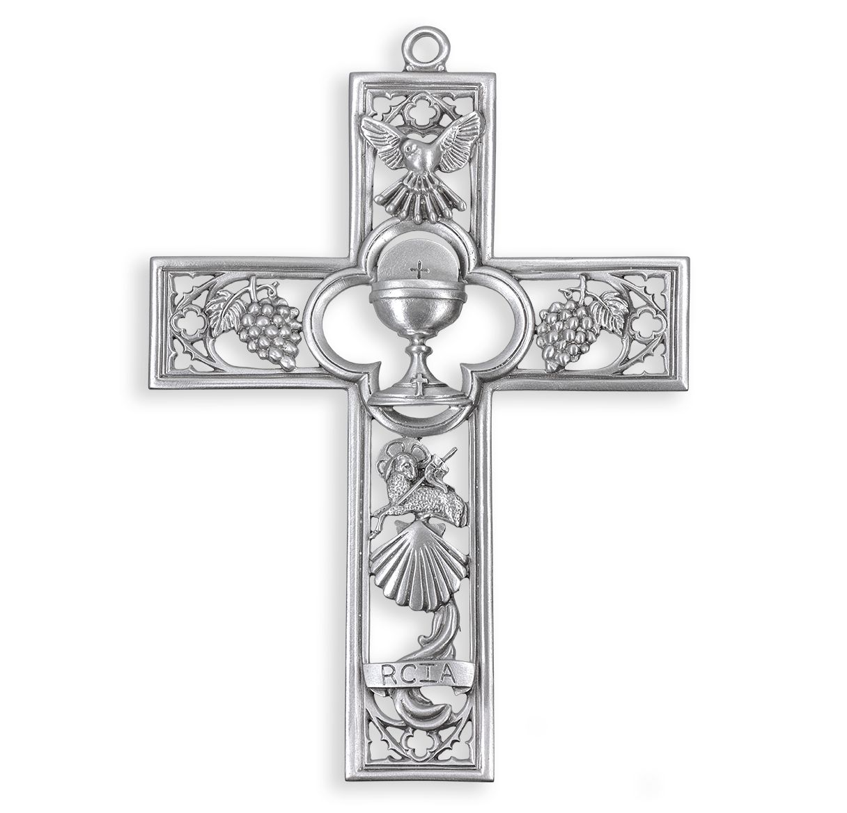 Cross  Pewter RCIA Cathedral Touch