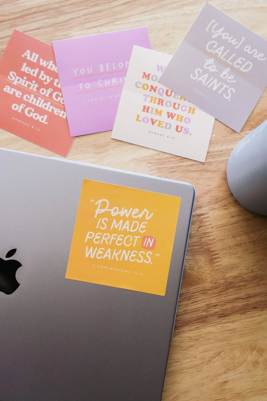 Blessed is She Colorful Scripture Sticker Pack