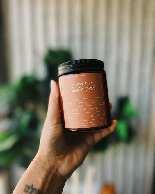 Blessed is She Warm and Cozy Soy Candle