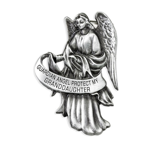 Guardian Angel Protect my Granddaughter Auto Visor