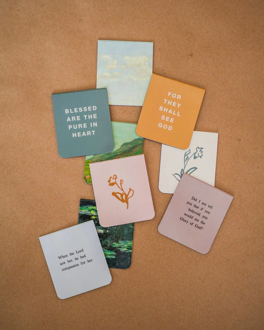 Blessed is She Pure in Heart Magnetic Bookmark